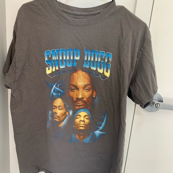 Grey Snoop Dogg Faces Oversized Tee 